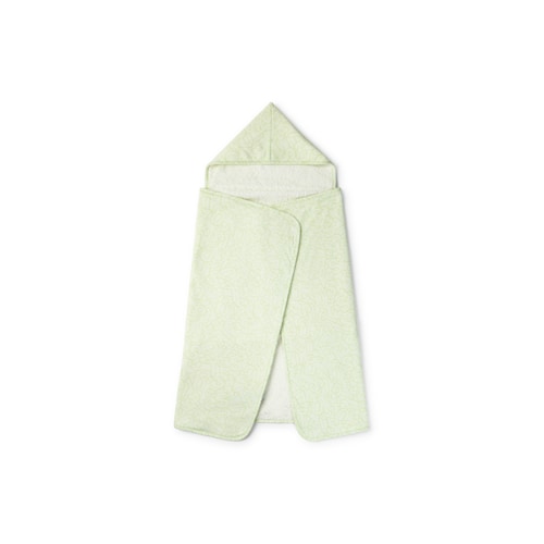 Baby bath cape in Mix green