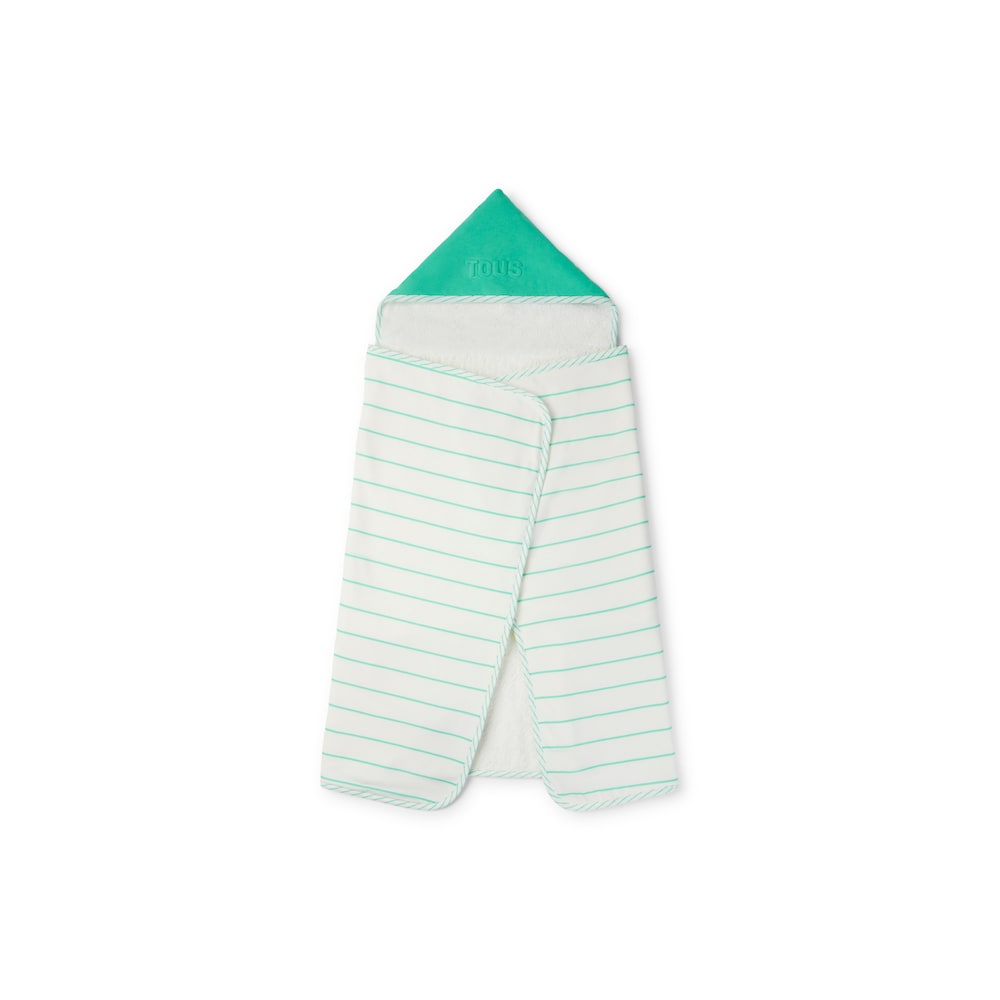 Baby bath cape in Vibrant green image number 0