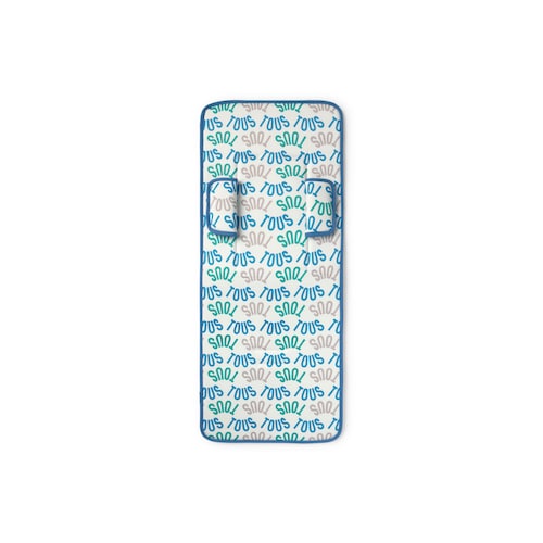 Padded pushchair mat in Seat blue
