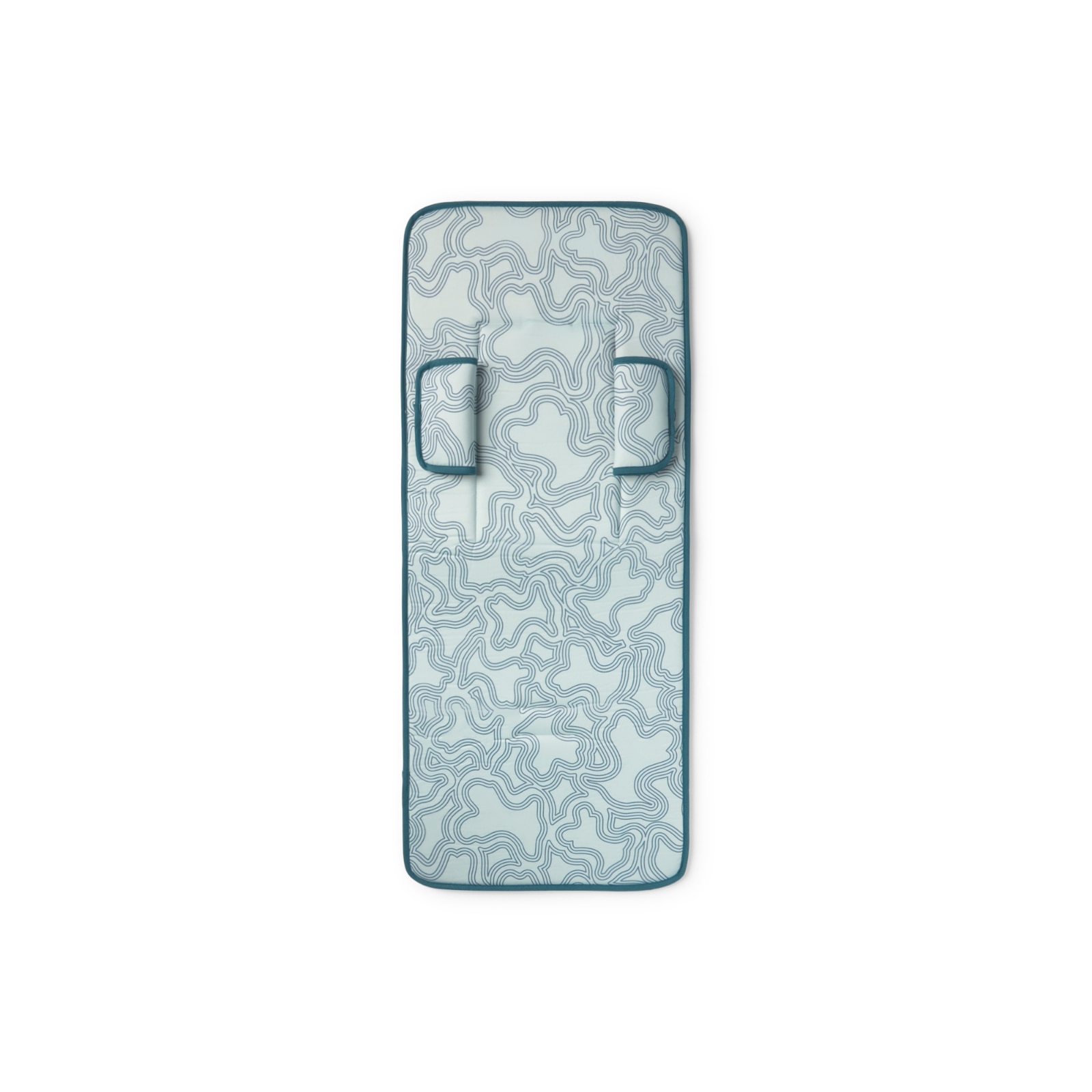 Padded pushchair mat in Seat sky blue