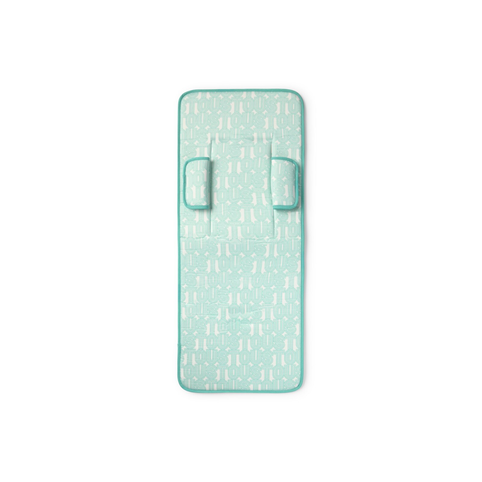 Padded pushchair mat in Seat green