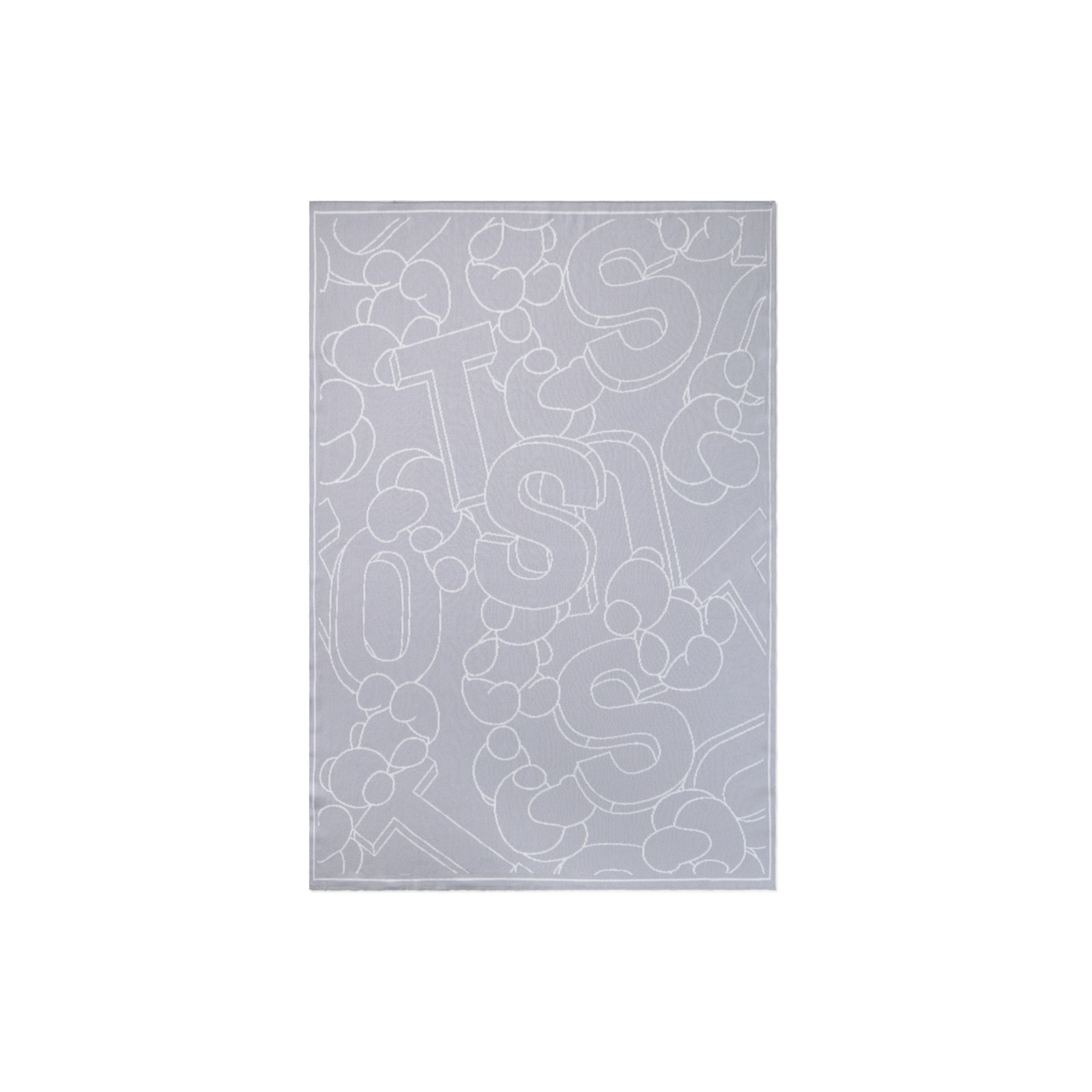 Manta de bebé reversible Nilo gris
