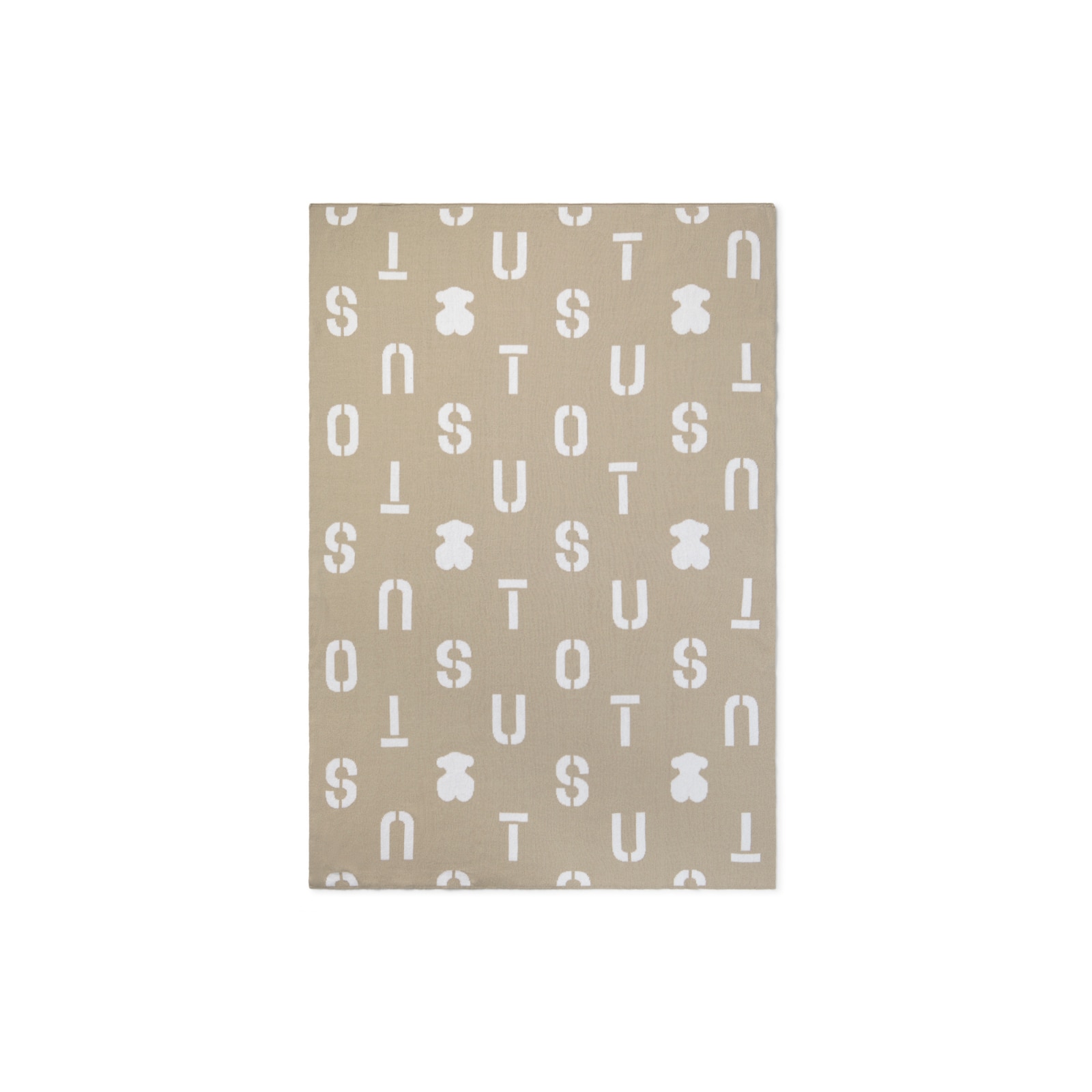 Reversible baby blanket in Nilo beige