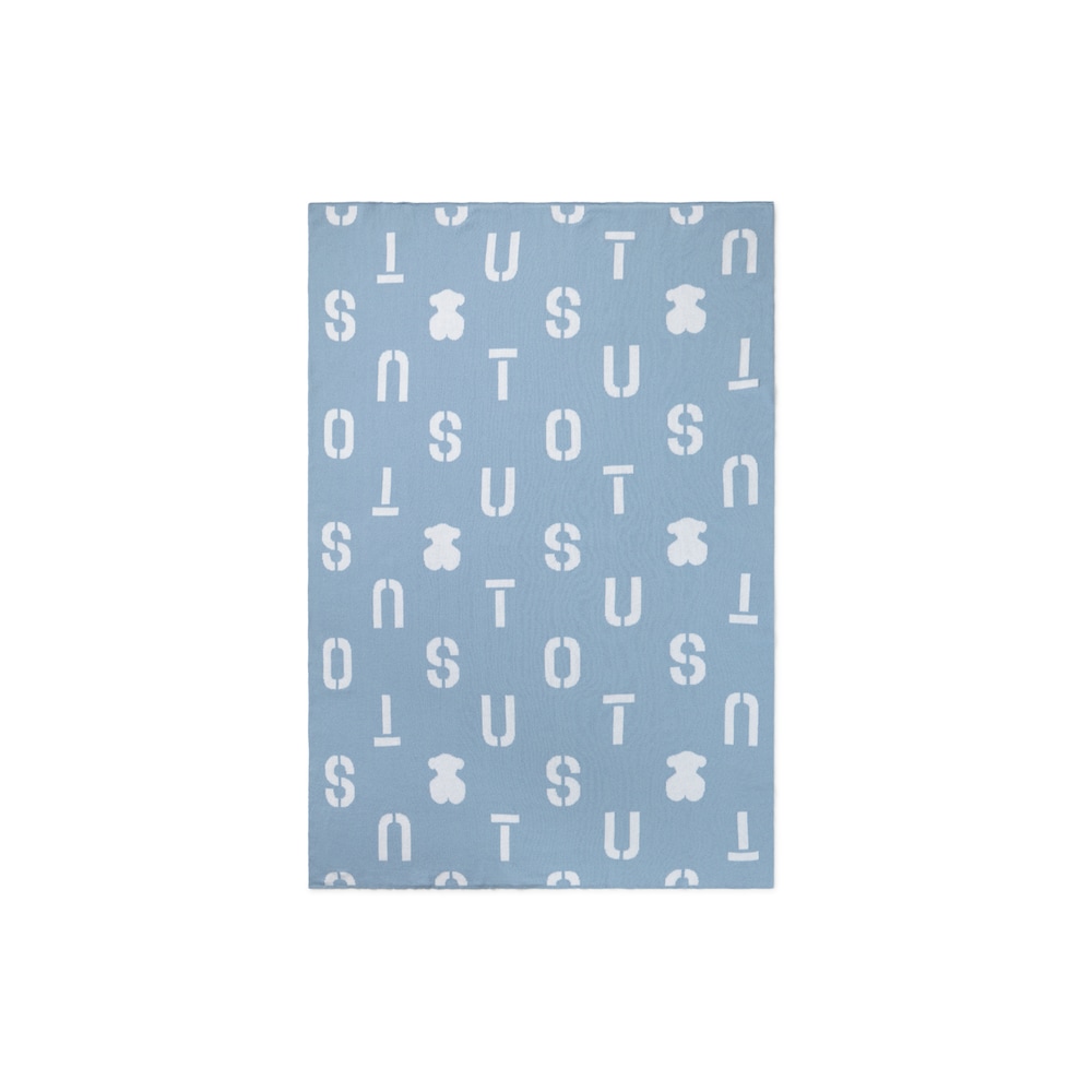 Manta de beb&eacute; revers&iacute;vel Nilo azul