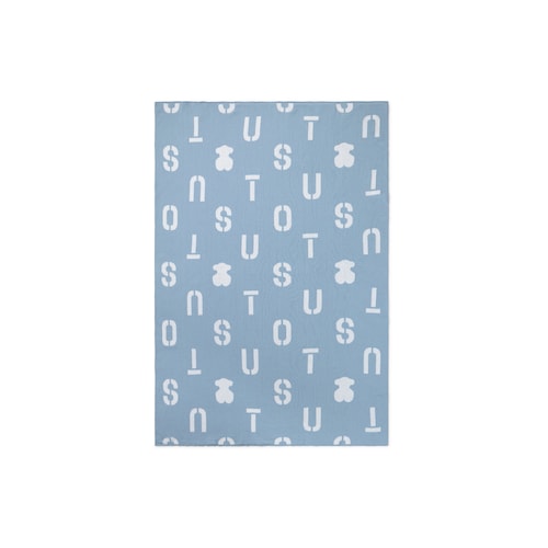 Manta de beb&eacute; revers&iacute;vel Nilo azul