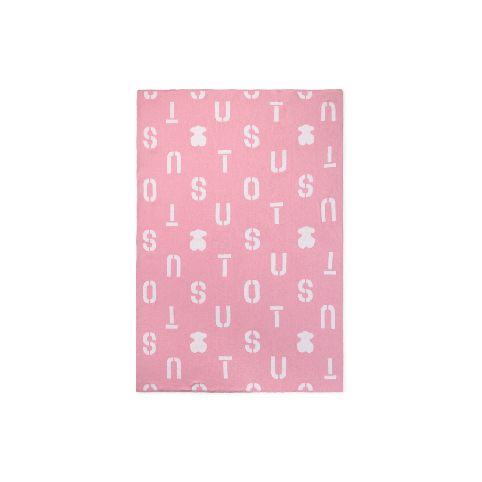 Reversible baby blanket in Nilo pink