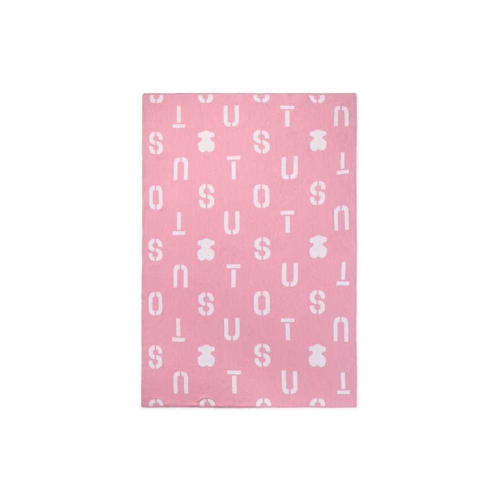 Manta de beb&eacute; reversible Nilo rosa
