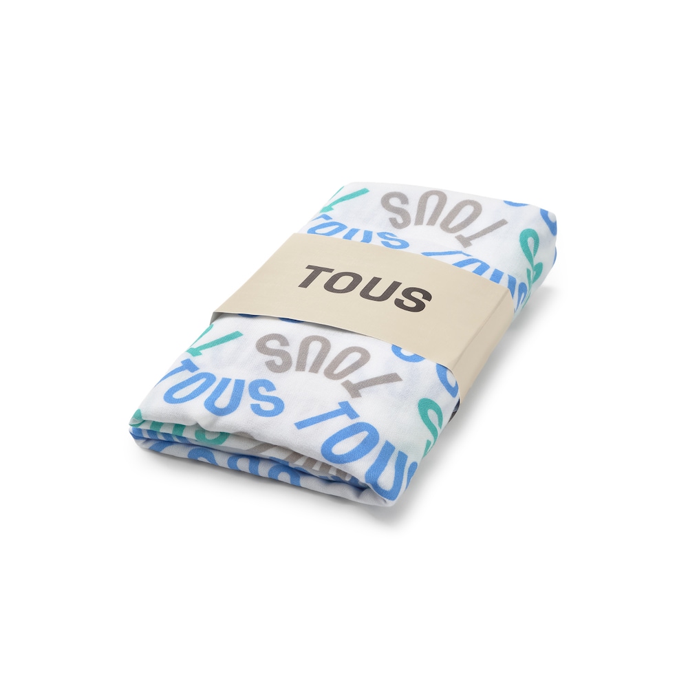 Baby muslin in Muse blue