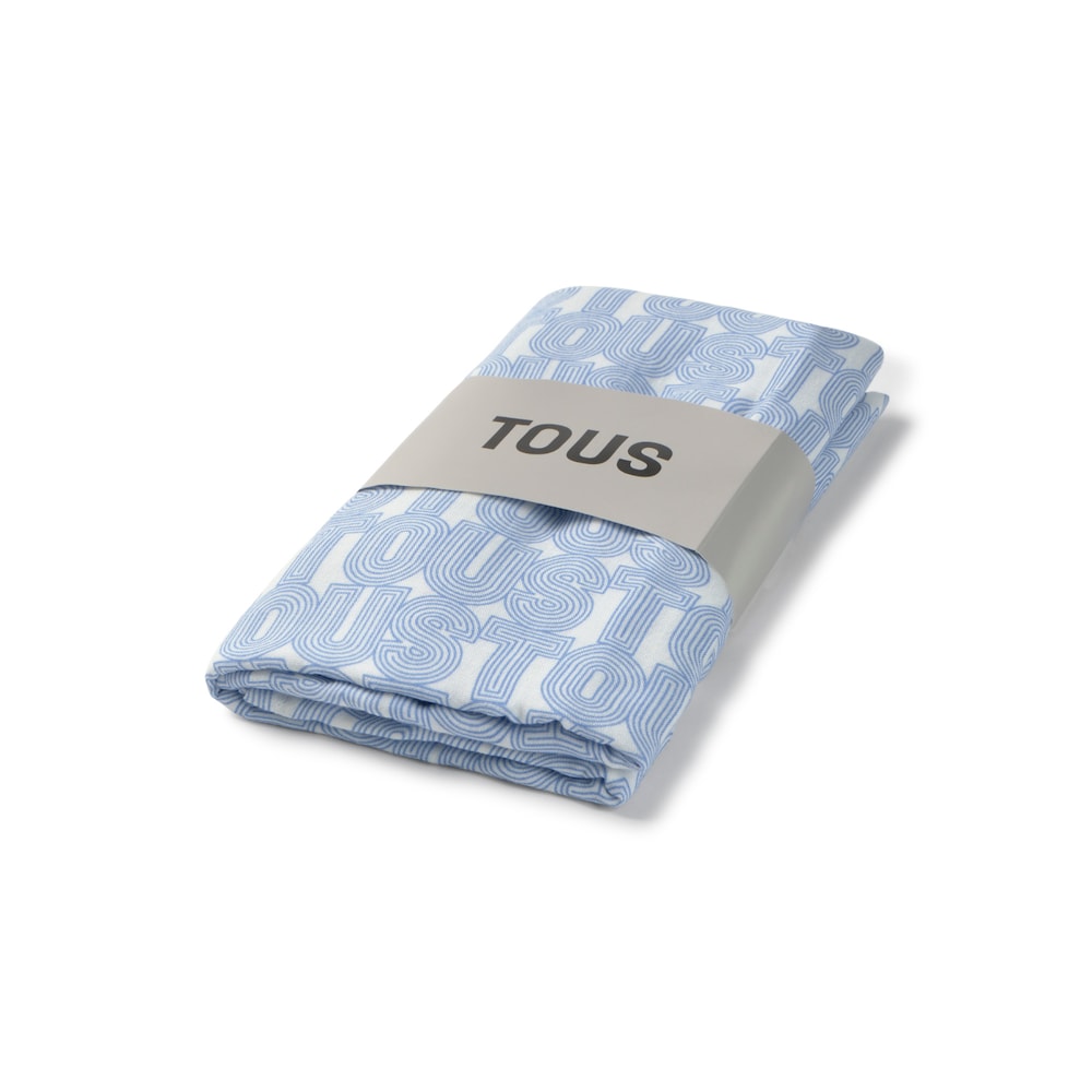 Baby muslin in Muse blue