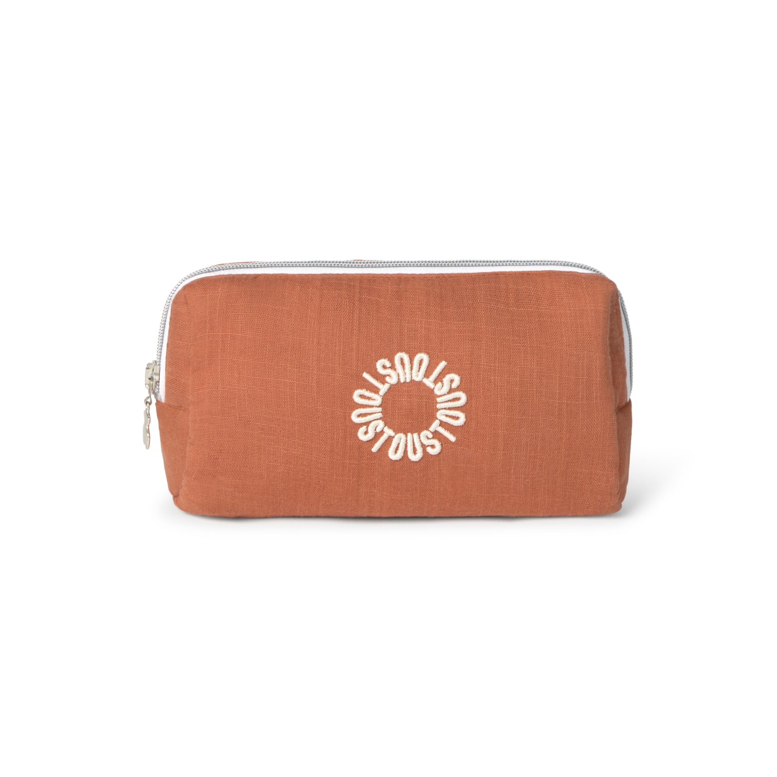 Toiletry bag in Classic brick red