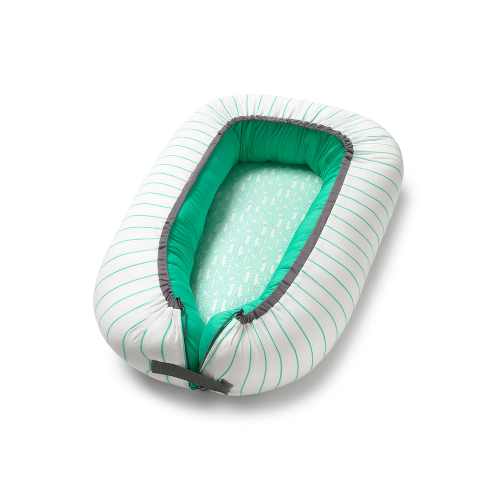 Ninho para a cama dos pais de beb&eacute; Vibrant verde