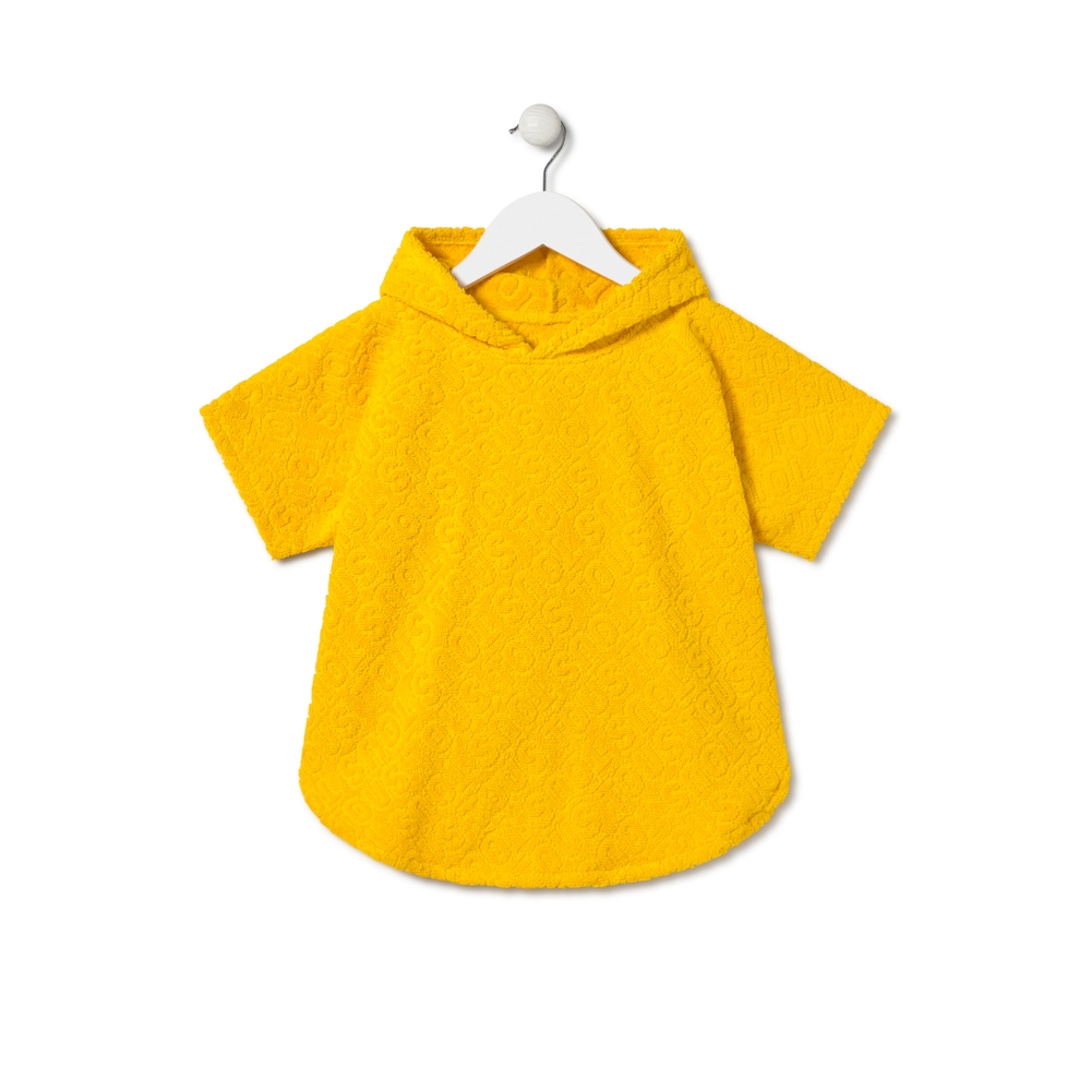 Poncho de playa Logo amarillo