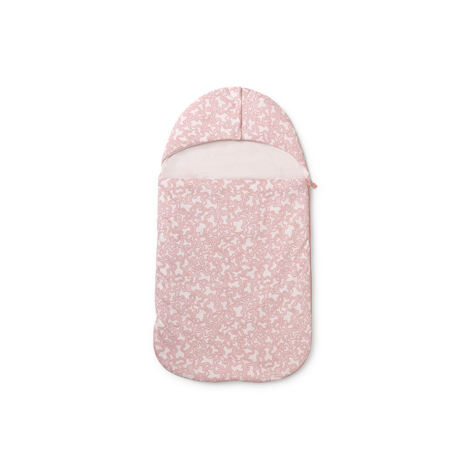 Multipurpose baby footmuff in KaosP pink