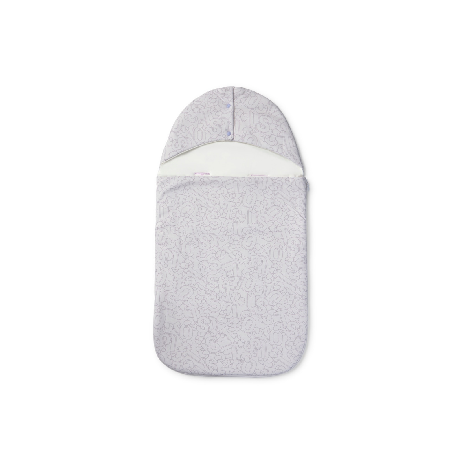 Multipurpose baby footmuff in Mix lilac