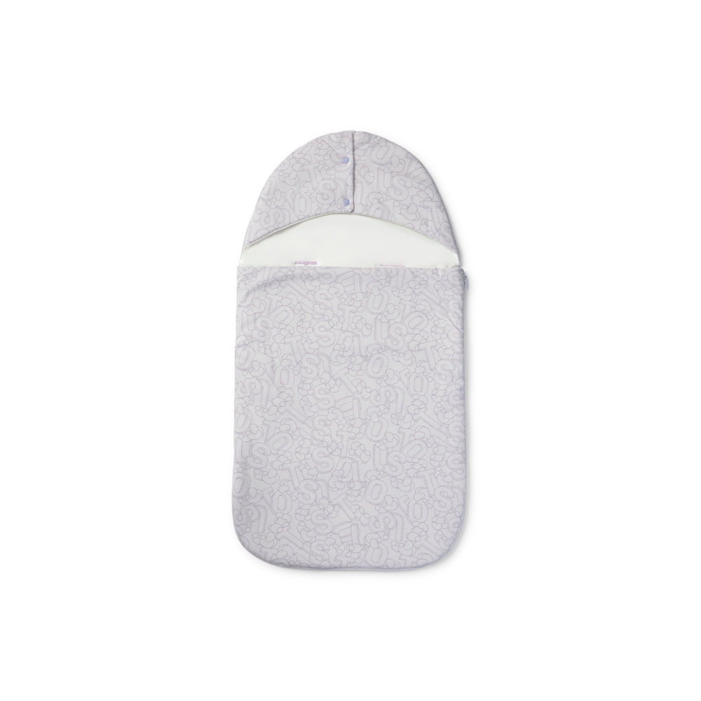 Multipurpose baby footmuff in Mix lilac