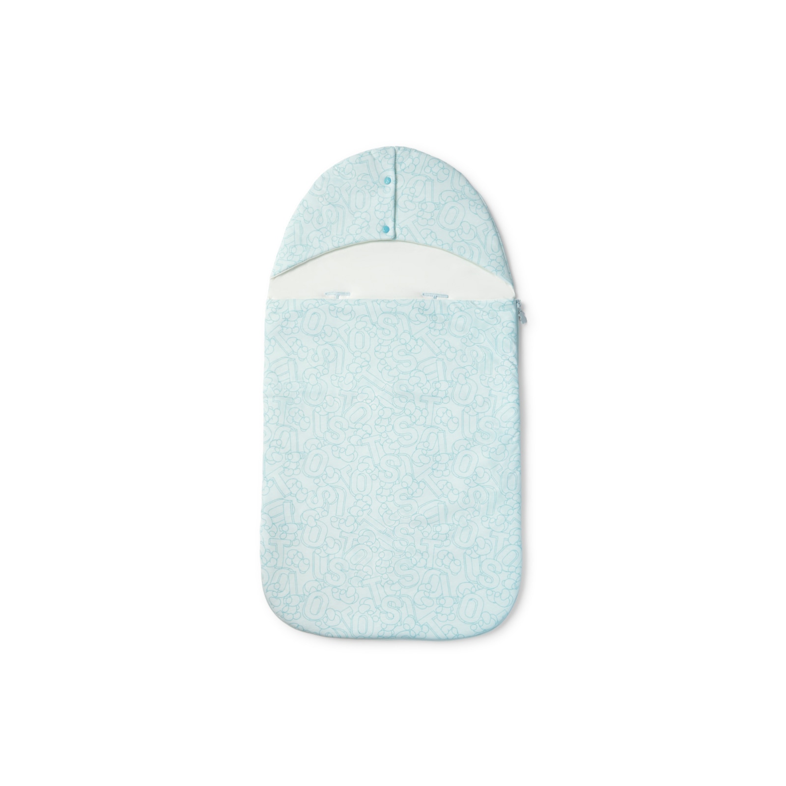 Multipurpose baby footmuff in Mix blue