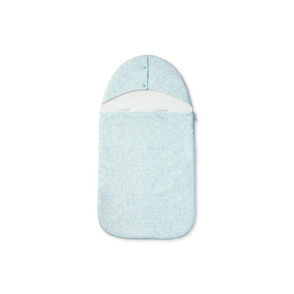 Multipurpose baby footmuff in Mix blue