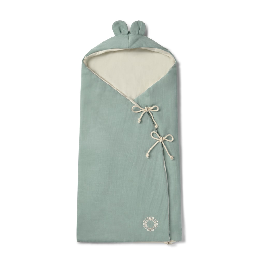 Multipurpose footmuff for crib in Classic mist