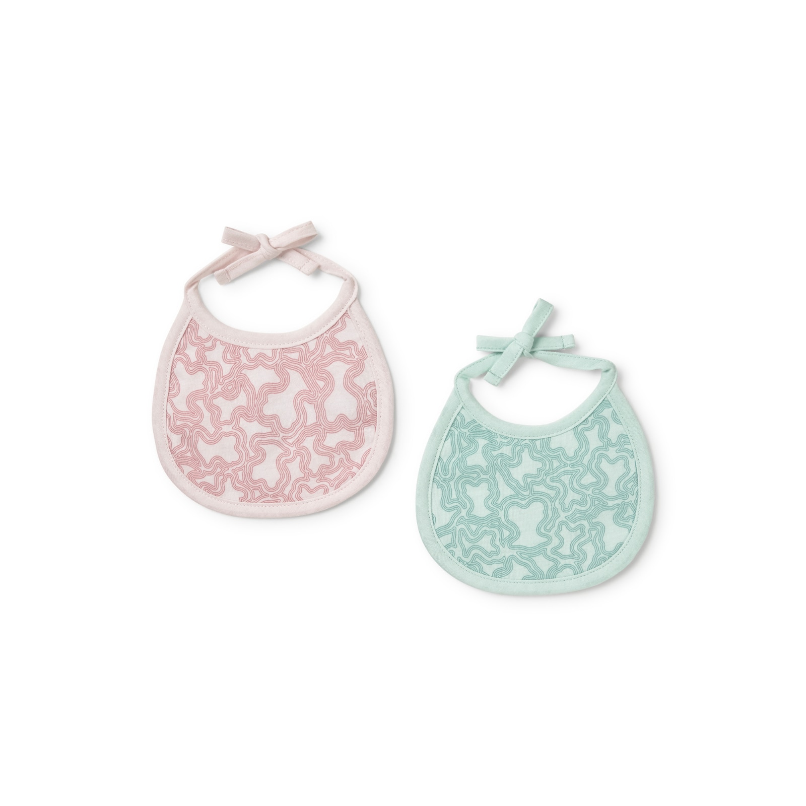 Set de baberos bebé KaosP rosa