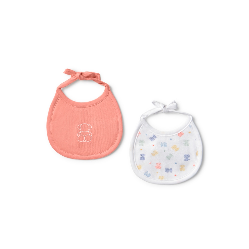 Set de baberos beb&eacute; Star rosa