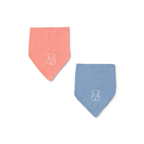 Conjunto de bandanas de bebé Star cor única