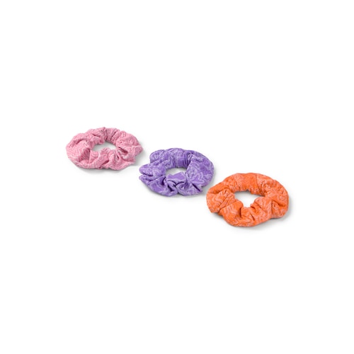 Set of 3 scrunchies in Mkaos multicolour image number 0