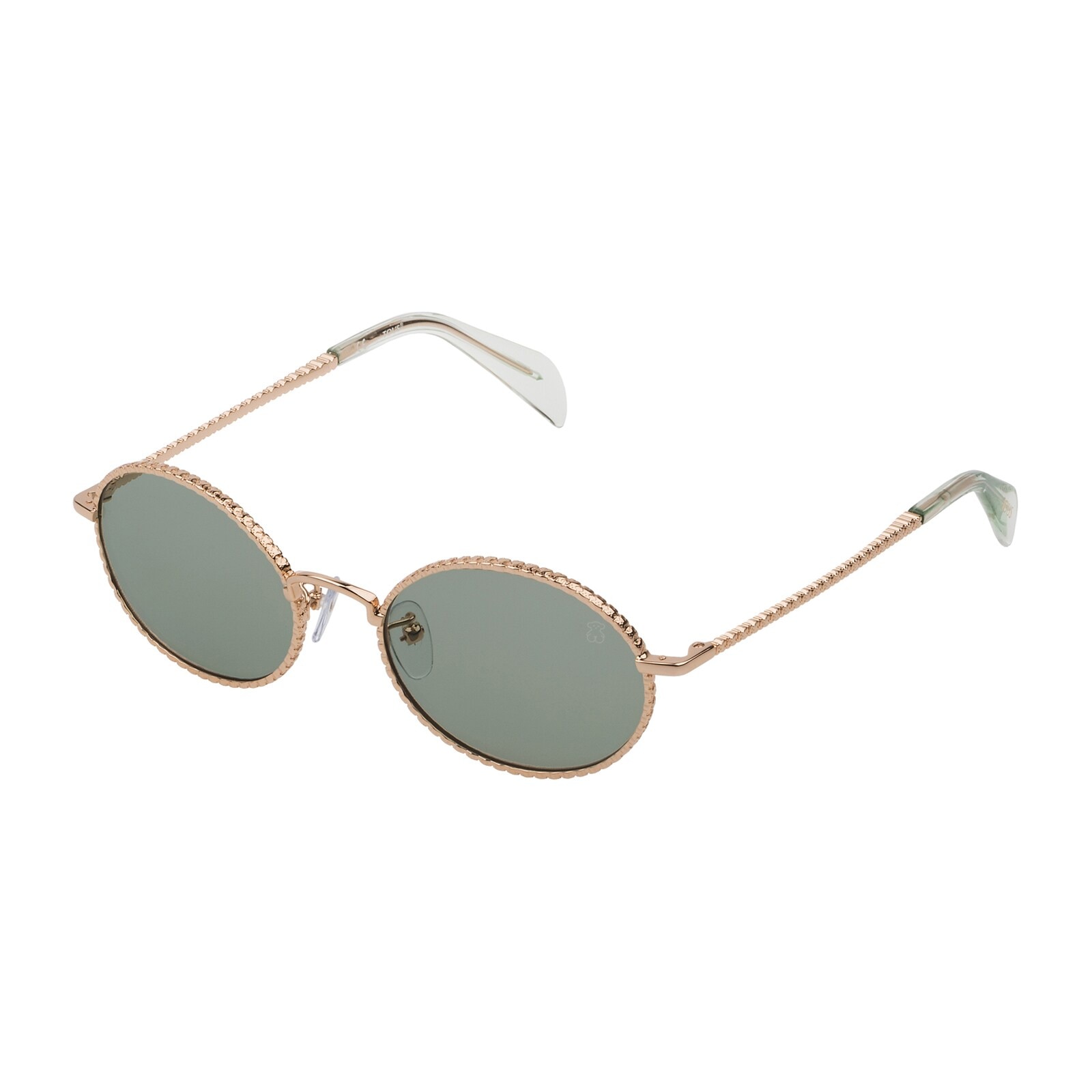 Gold-colored Sunglasses Bear Straight New