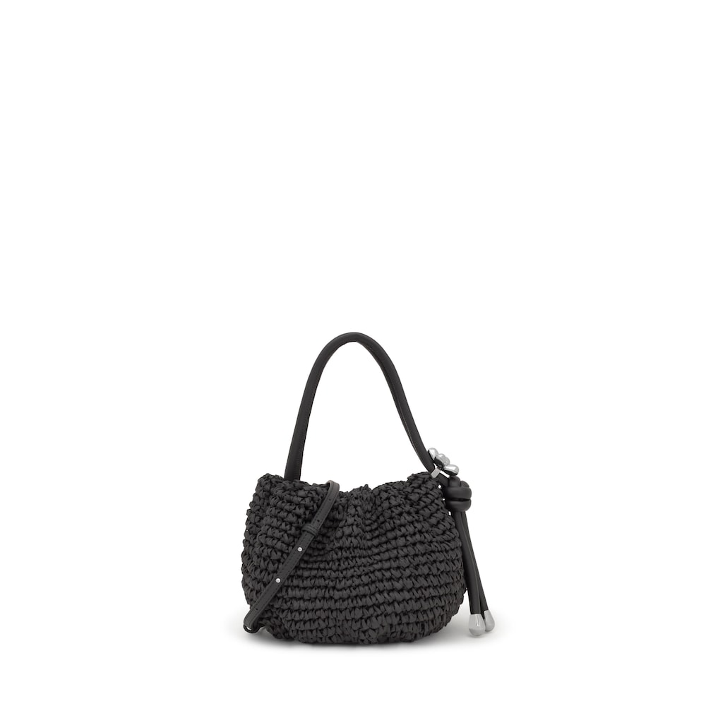 Bombonera negra de rafia TOUS Daisy