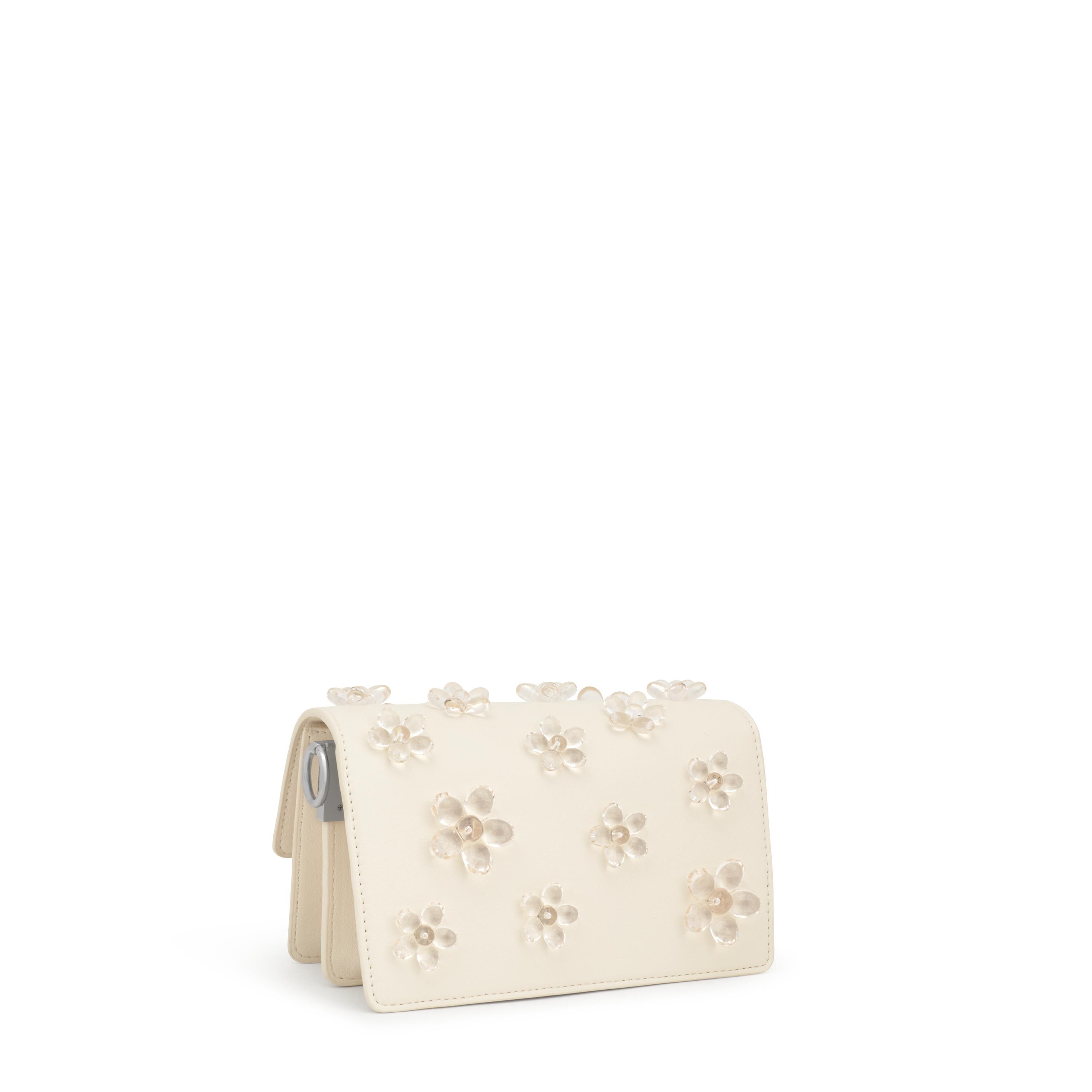 Small beige Crossbody bag Audree Daisy