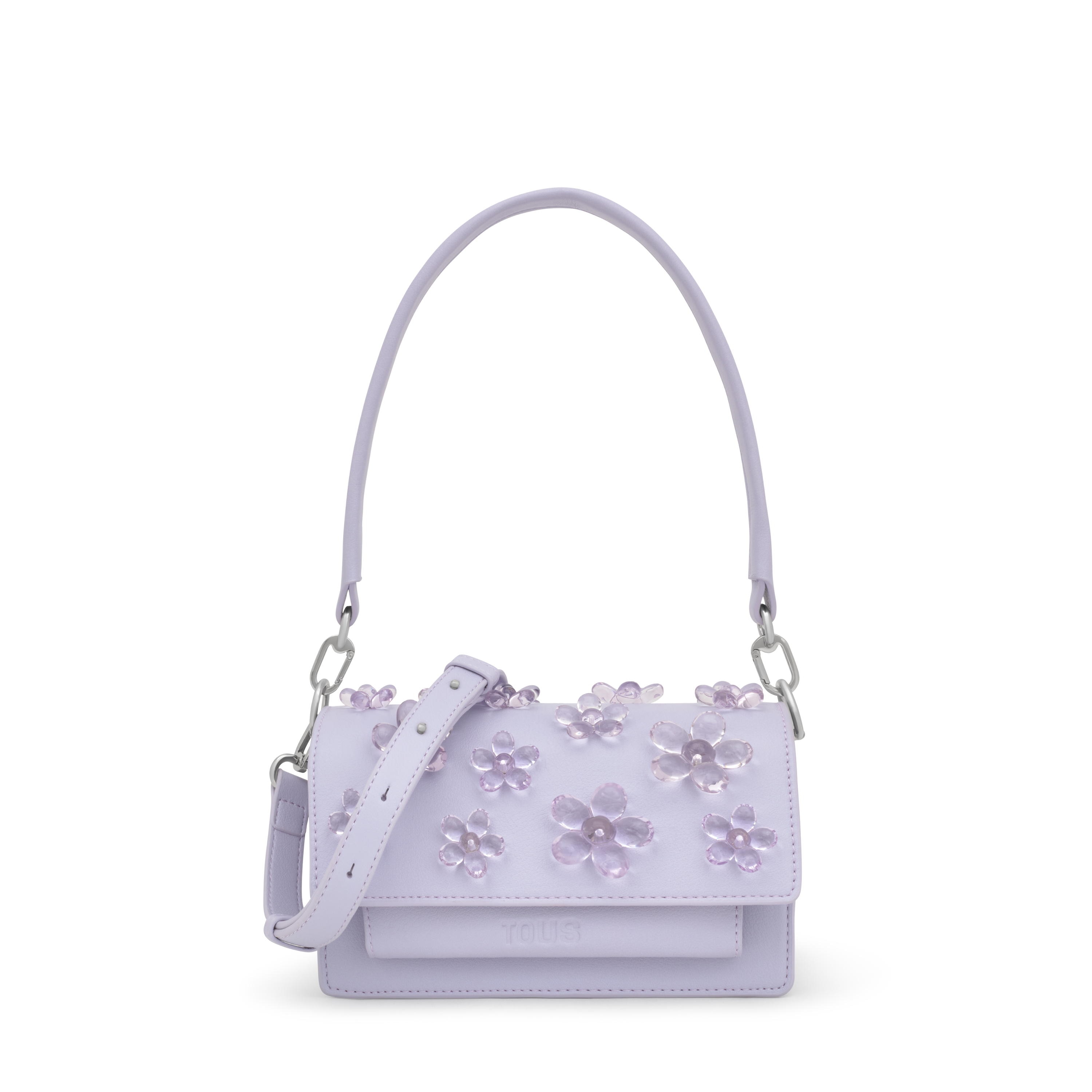 Small mauve Crossbody bag Audree Daisy