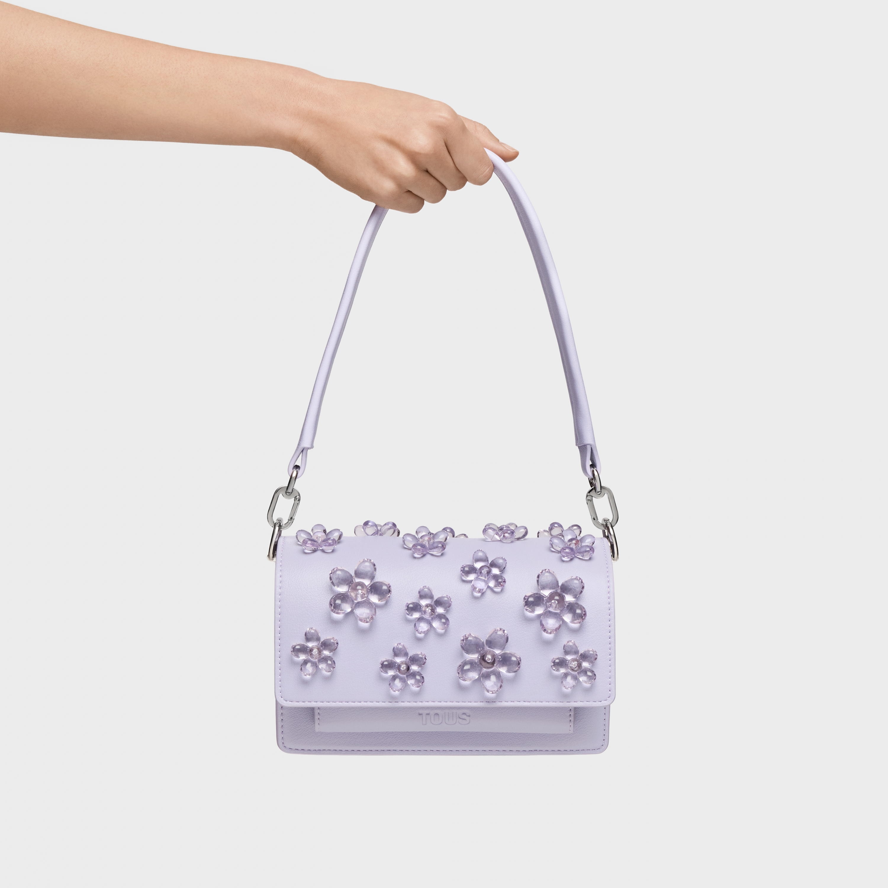 Small mauve Crossbody bag Audree Daisy