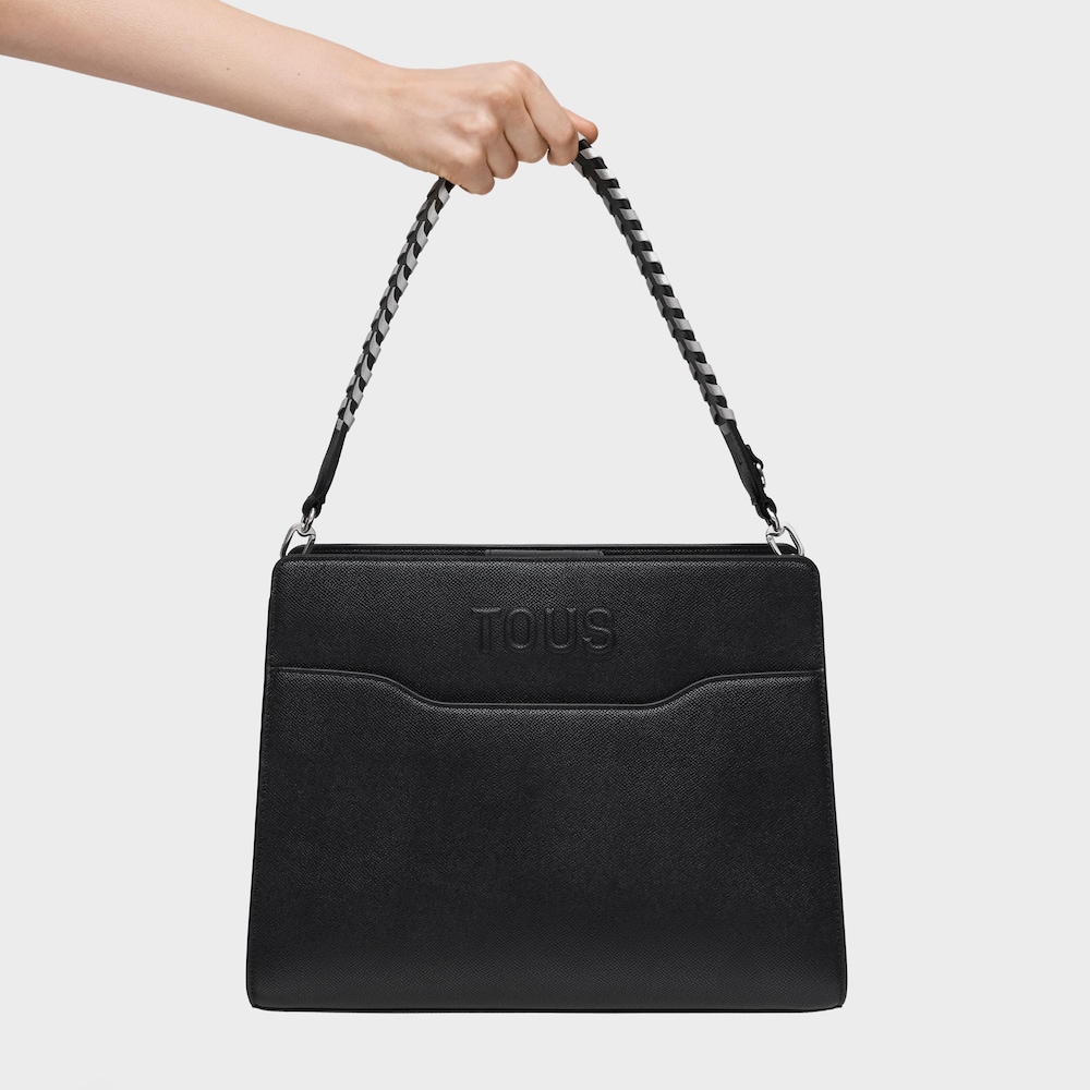 Medium black Shopping bag Audree Saffiano Medium black Shopping bag Audree Saffiano