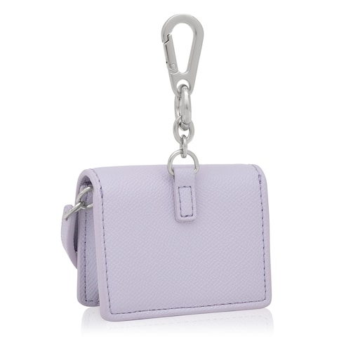 Llavero mini bandolera malva Audree