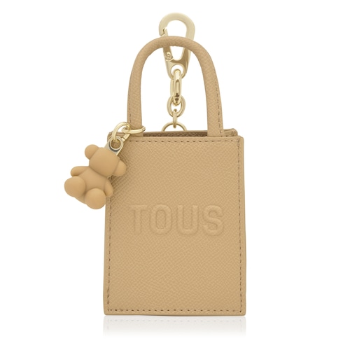 Sand-colored Pop minibag Key ring Audree image number 0