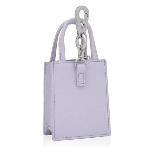 Llavero mini bolso pop malva Audree