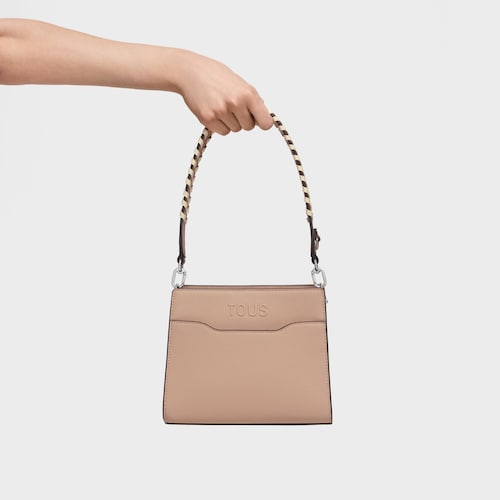 Shopper pequeño topo Audree Saffiano