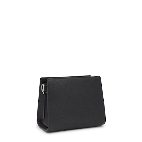 Shopper pequeño negro Audree Saffiano