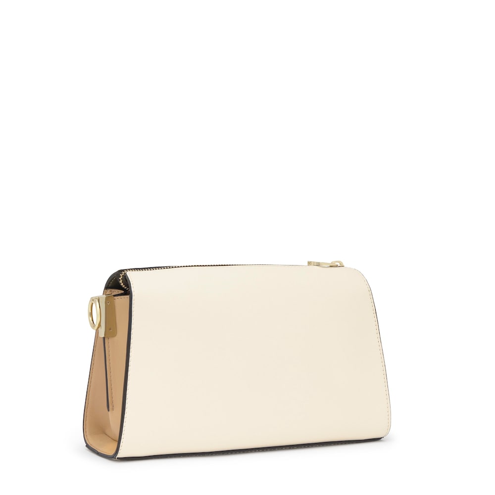 Středně velk&aacute; Crossbody kabelka ve slonovinov&eacute; barvě Kaos Icon