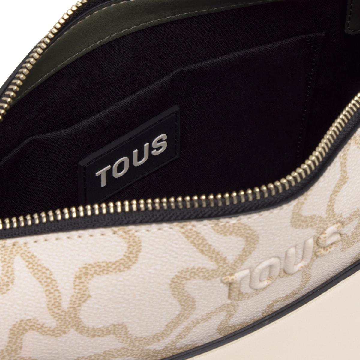 Medium ivory-colored Crossbody bag Kaos Icon