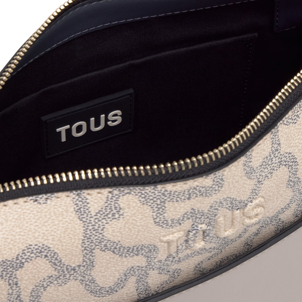 Medium taupe-colored Crossbody bag Kaos Icon