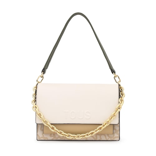 Medium ivory-colored Audree Crossbody bag Kaos Icon