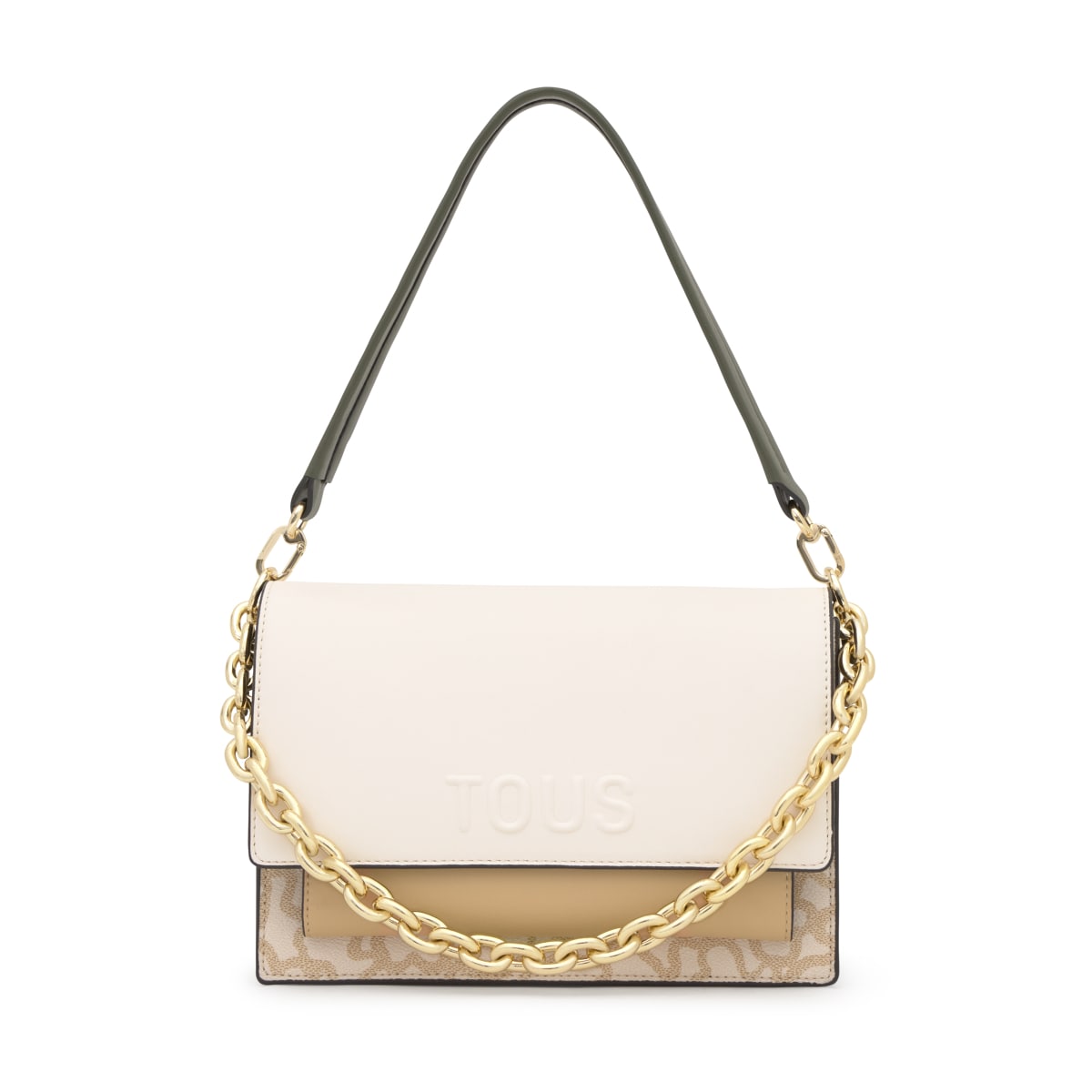 Medium ivory-colored Audree Crossbody bag Kaos Icon