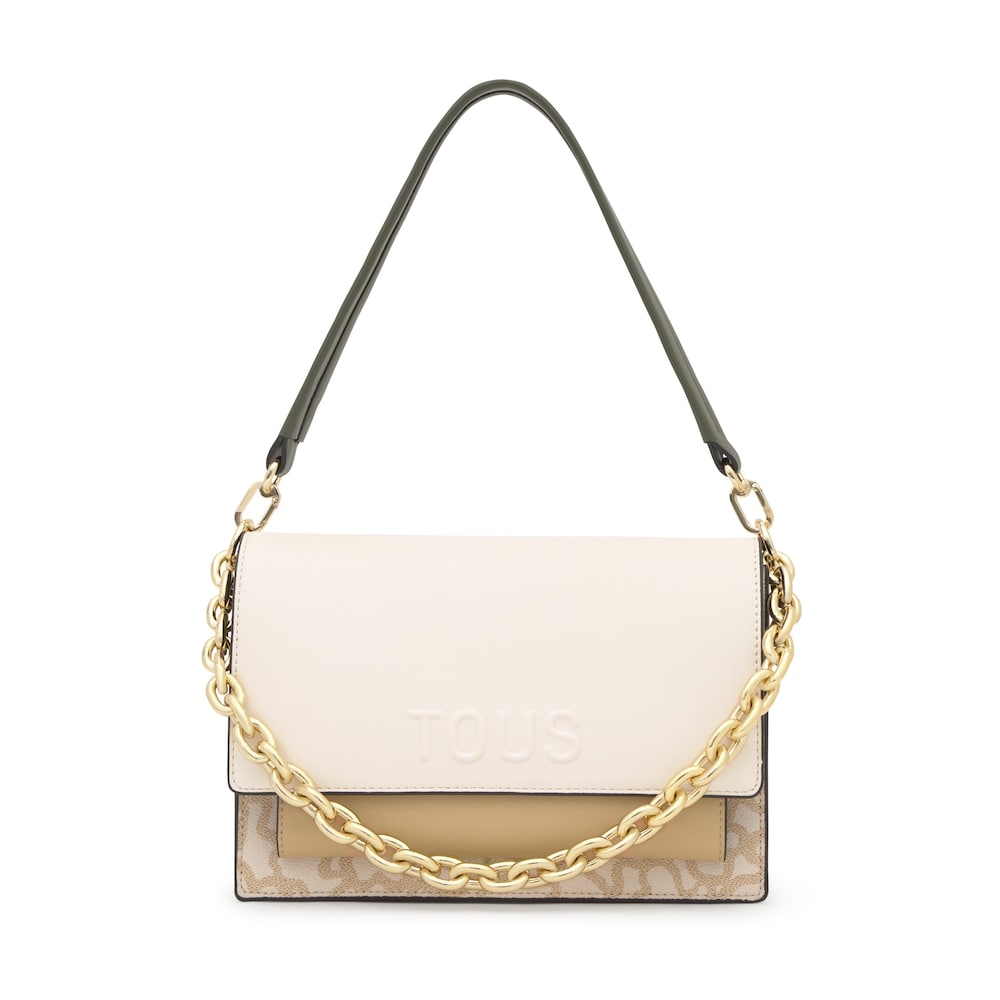 Medium ivory-colored Audree Crossbody bag Kaos Icon image number 1