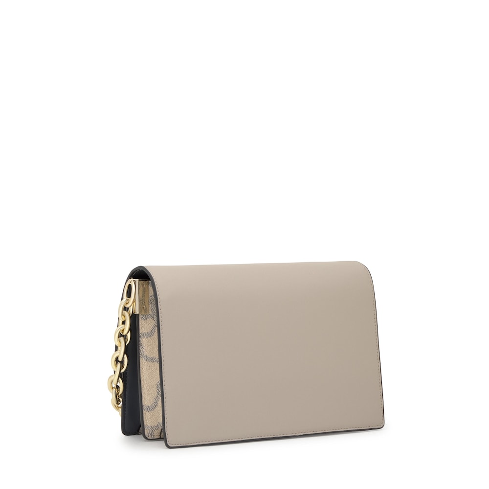 Medium taupe-colored Audree Crossbody bag Kaos Icon image number 2