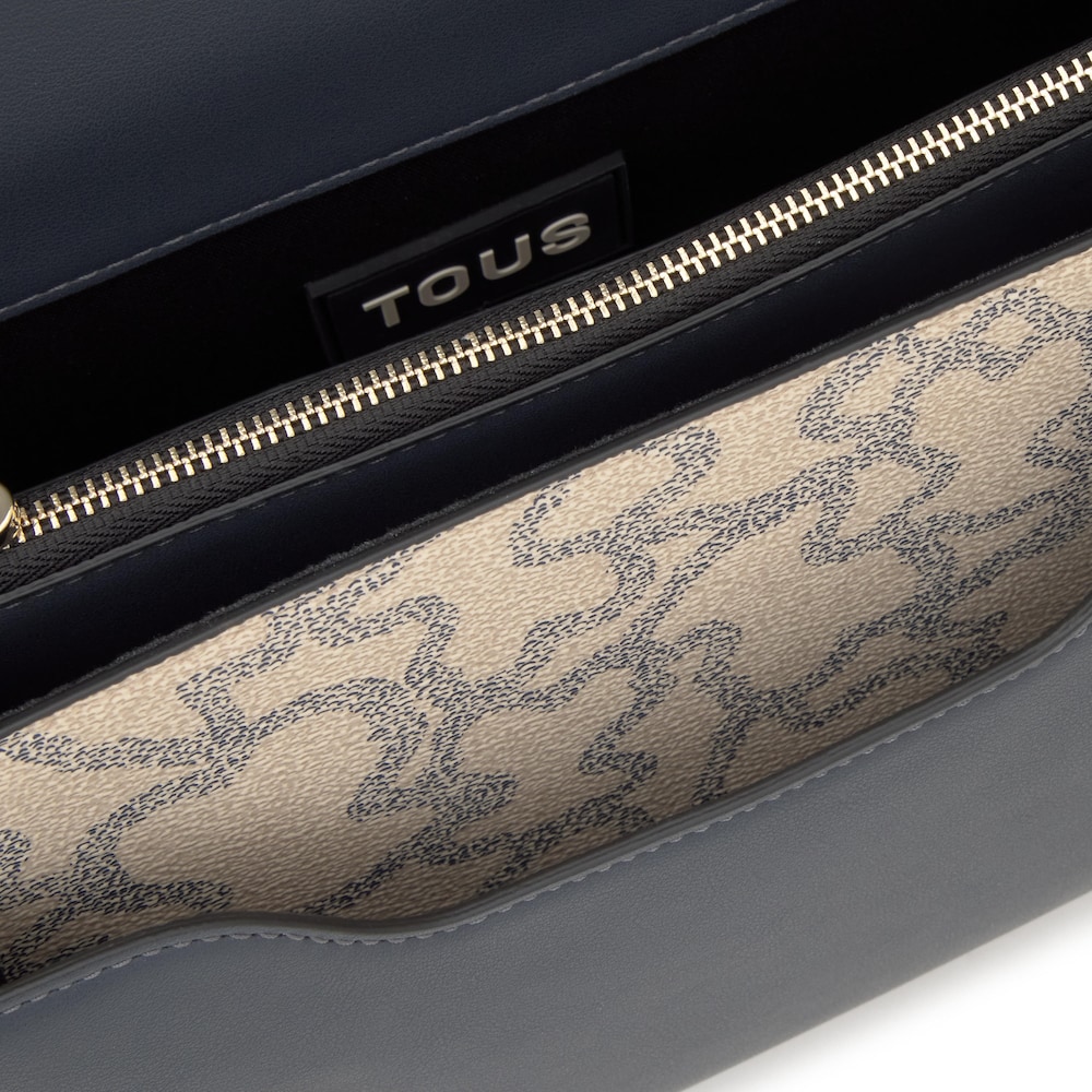 Medium taupe-colored Audree Crossbody bag Kaos Icon image number 3