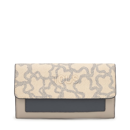 Large taupe-colored Flap Wallet Kaos Icon