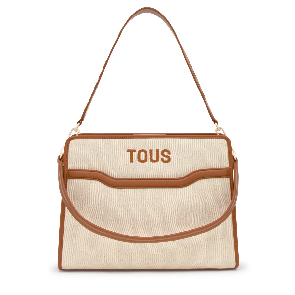 Tous - Shopper Mediano Camel Audree Canvas - Camel
