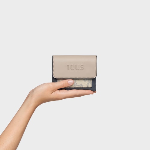 Cartera Flap gris oscuro Kaos Icon