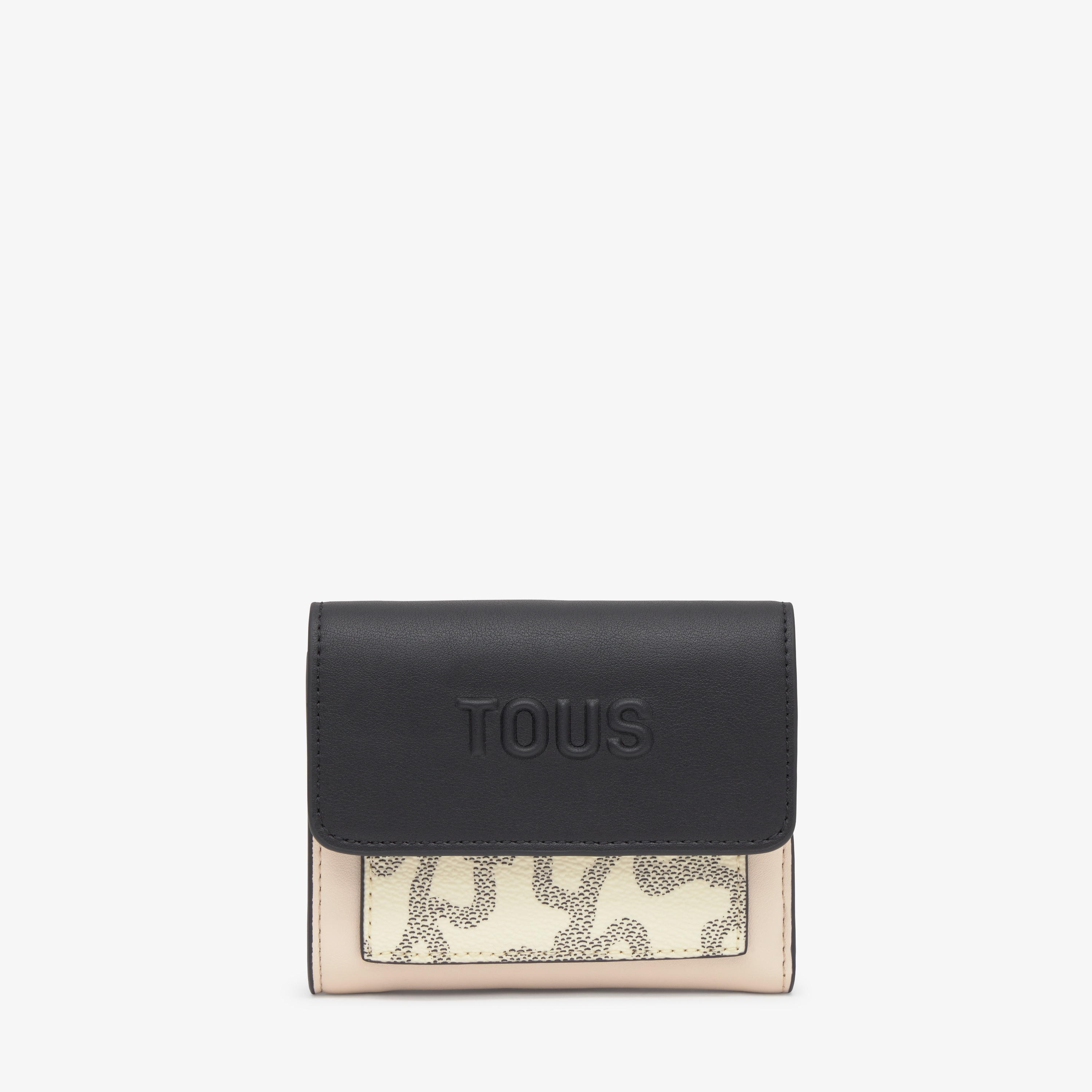 Beige Flap Card wallet Kaos Icon