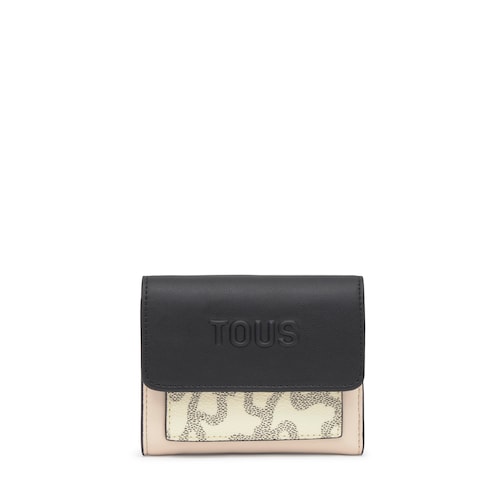 Cartera Flap beige Kaos Icon